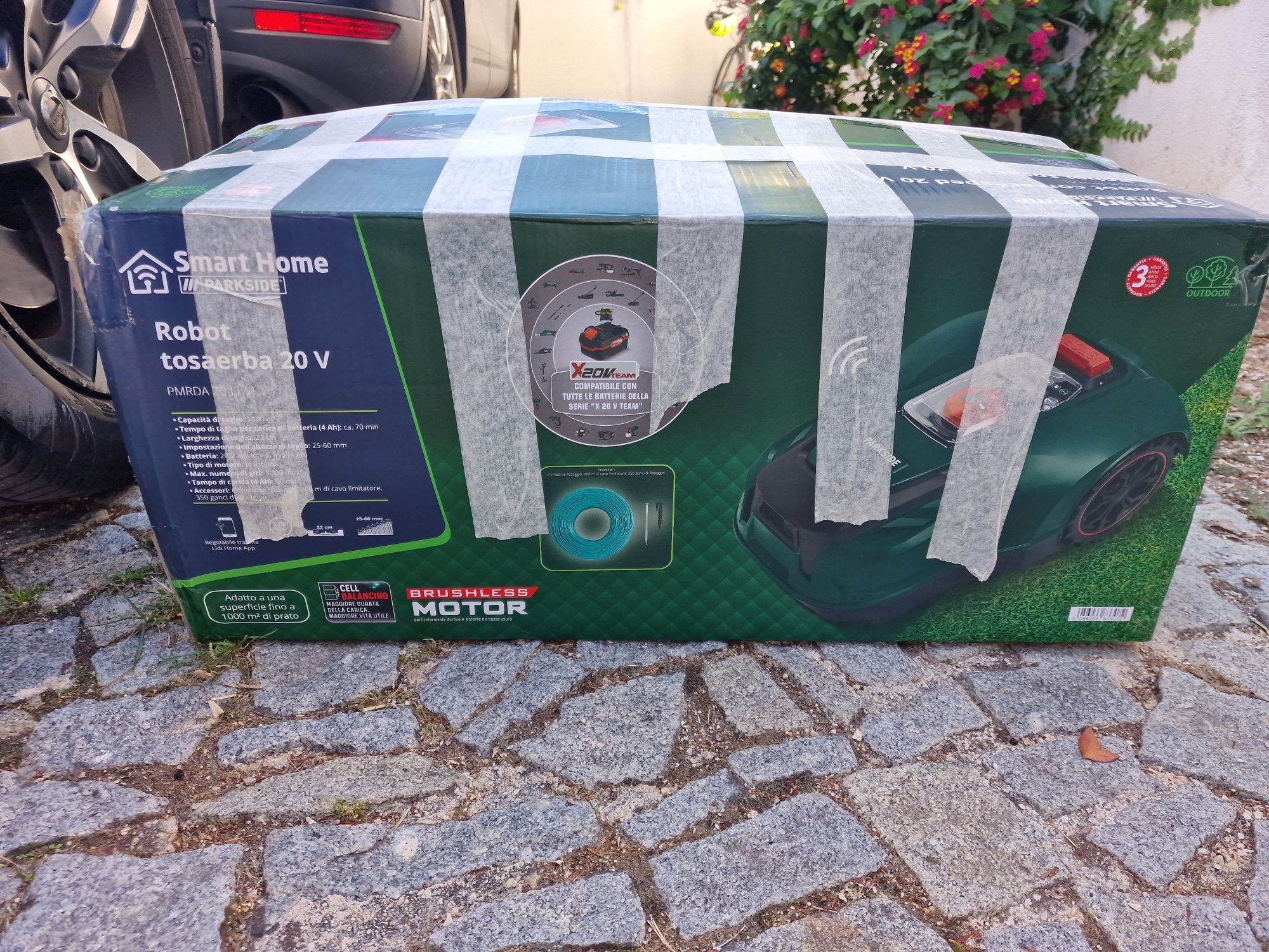 Robot Corta Relva Smart Home Parkside 20V