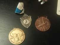 Lote de três medalhas diversas