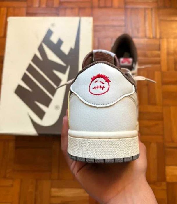 " koszykówki "Jordan 1 Retro Low OG SP Travis Scott Reverse Mocha R.45