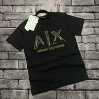 NEW COLLECTION! Мужская футболка Armani Exchange черного цвета S-XXL