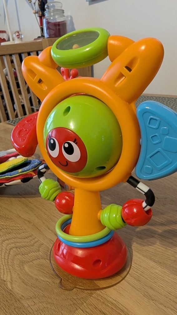 3 zabawki aktuwizujące Fisher Price Lamaze Żyrafa Ptak