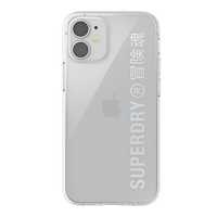 Pokrowiec na telefon iPhone 12 Mini Clear Silver Superdry Snap