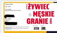 Bilety męskie granie Poznań