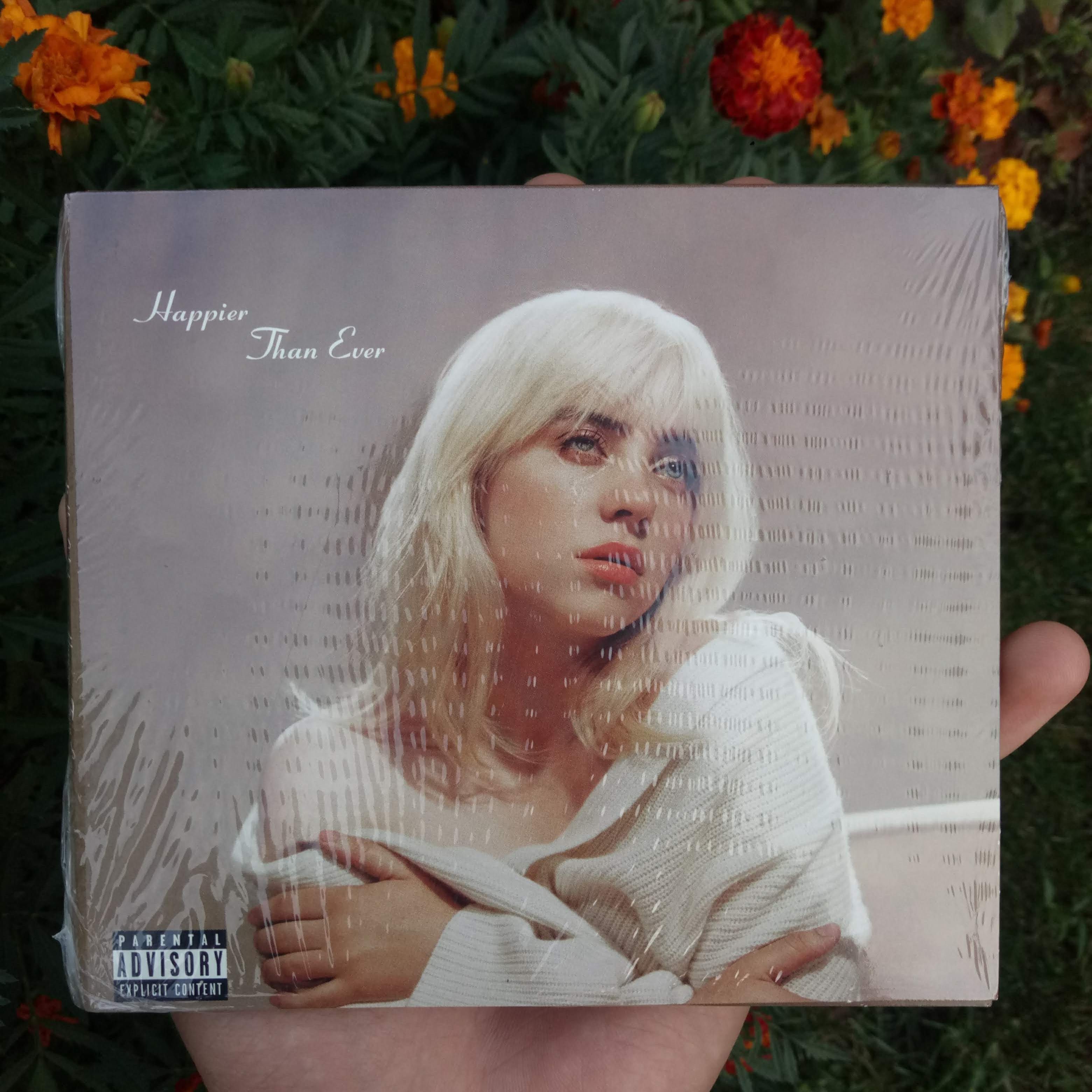 Лимит. альбом Happier Than Ever Billie Eilish: арт + CD диск