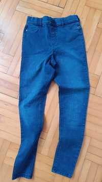 Spodnie jeansy gumka w pasie damskie firmy f&f rozmiar 38 m