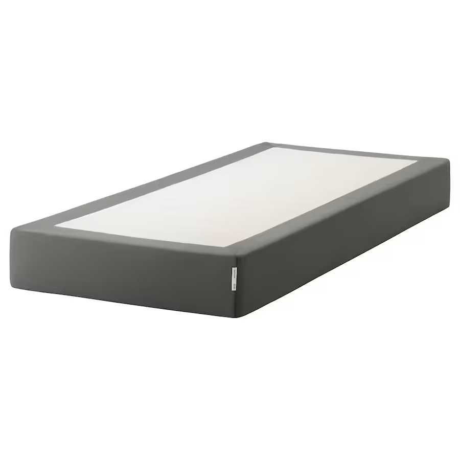 Sommier ESPEVÄR 90x200 Cinza Escuro com Colchão de Molas