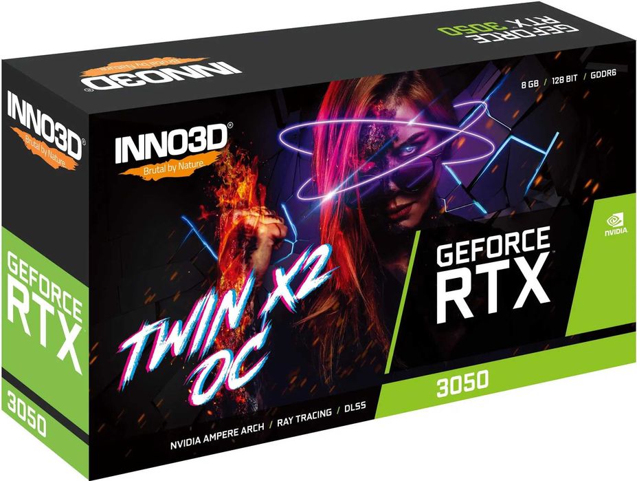 UNIKAT · NOWA · Karta Graficzna RTX 3050 Inno3D Twin X2 OC