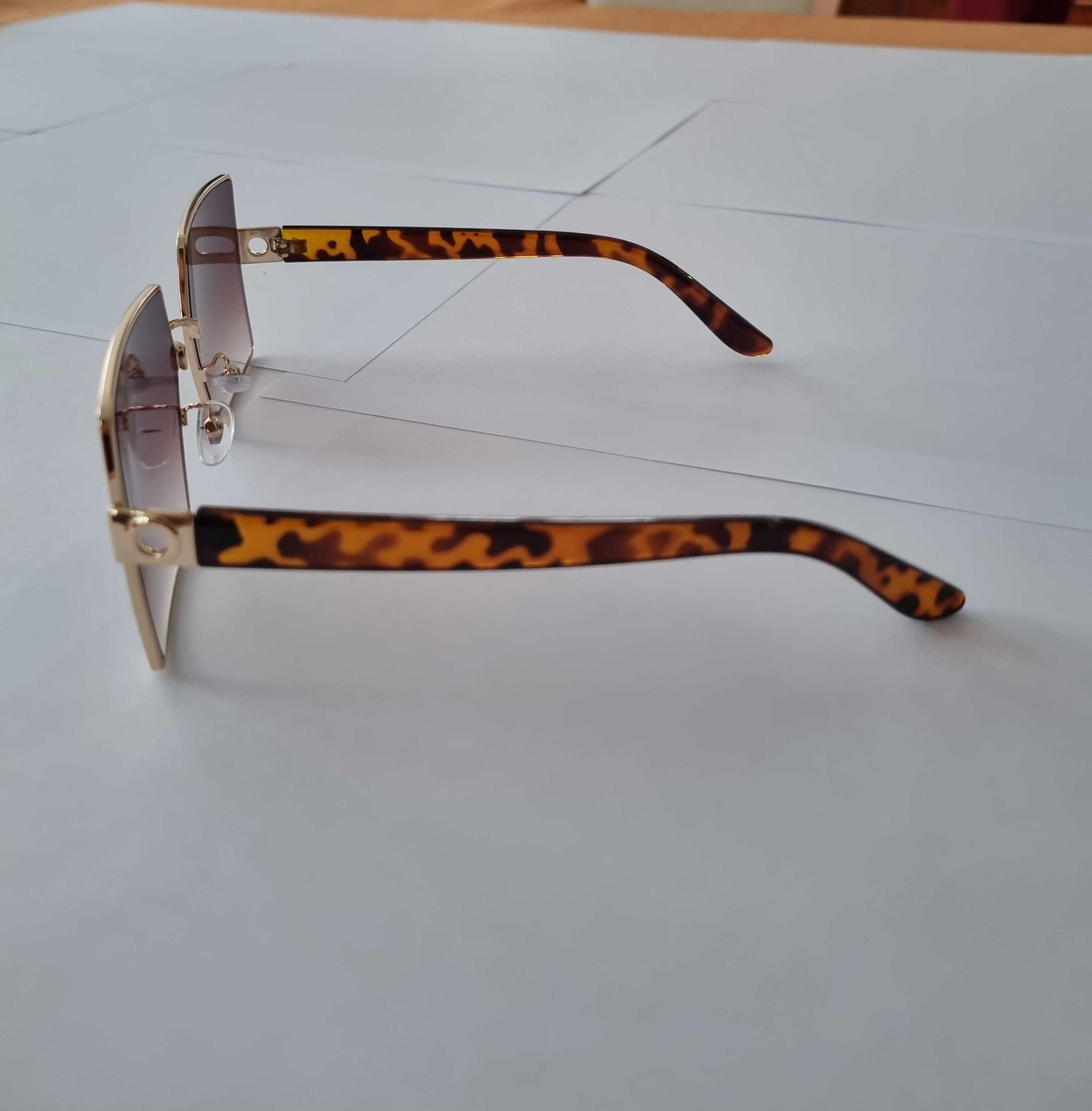 Kwadratowe okulary przeciwsłoneczne New Vintage Brand UV400