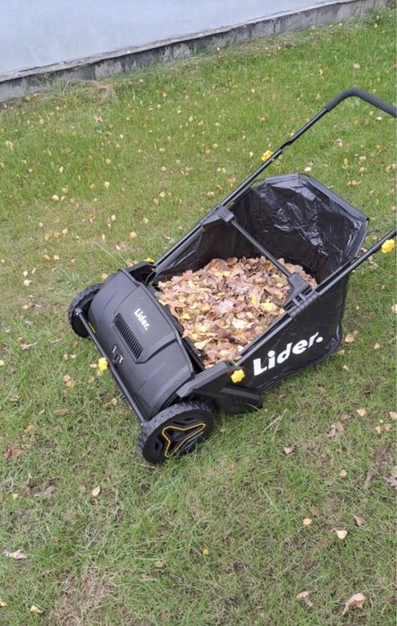 Zbieracz Do Liści Zamiatarka Ręczna Chodnika Ogrodu Kostki Dmuchawa