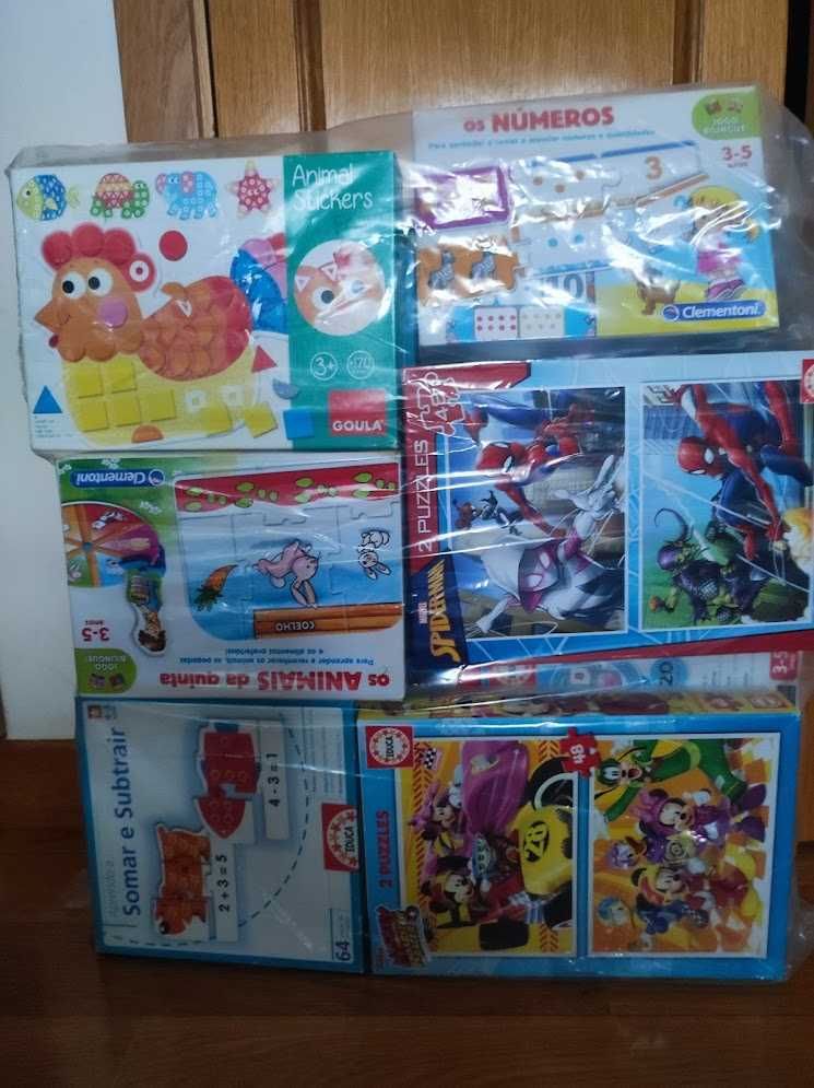 Jogos infantis diversos como novos