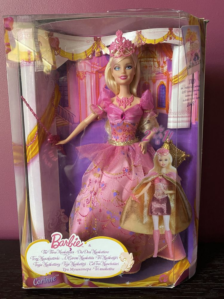 Lalka Barbie Corinne Trzy Muszkieterki Mattel PL NOWA