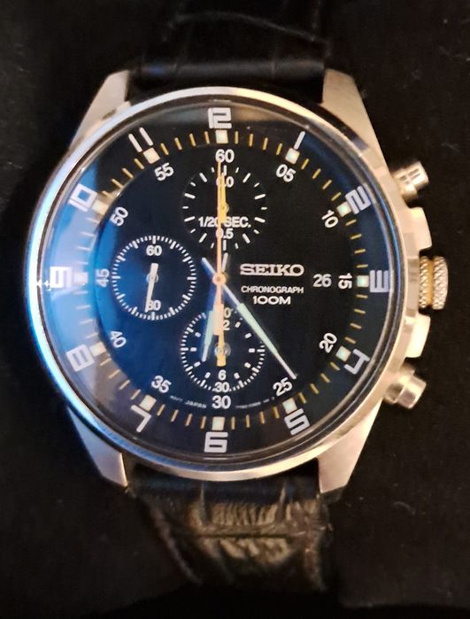 Relógio Seiko Conógrafo,  Calibre 7T92 e Seiko Kinetic.