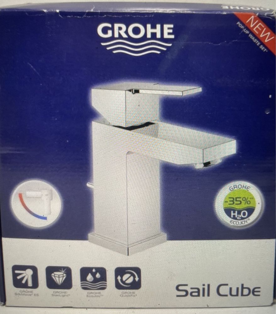 Bateria umywalkowa  GROHE SAIL CUBE