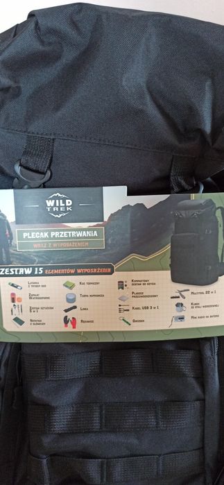 Plecak przetrwania surwiwalowy Wild Trek 60L