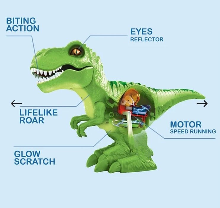 Robo Alive - Ataque do Dinossauro T-Rex Verde