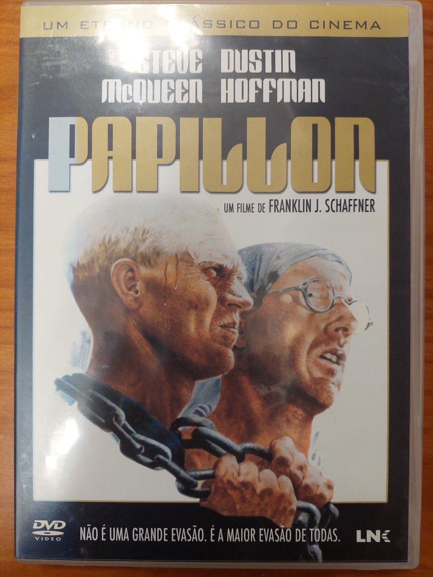 Dvd - Papillon - steve McQueen - Duaty Hoffman