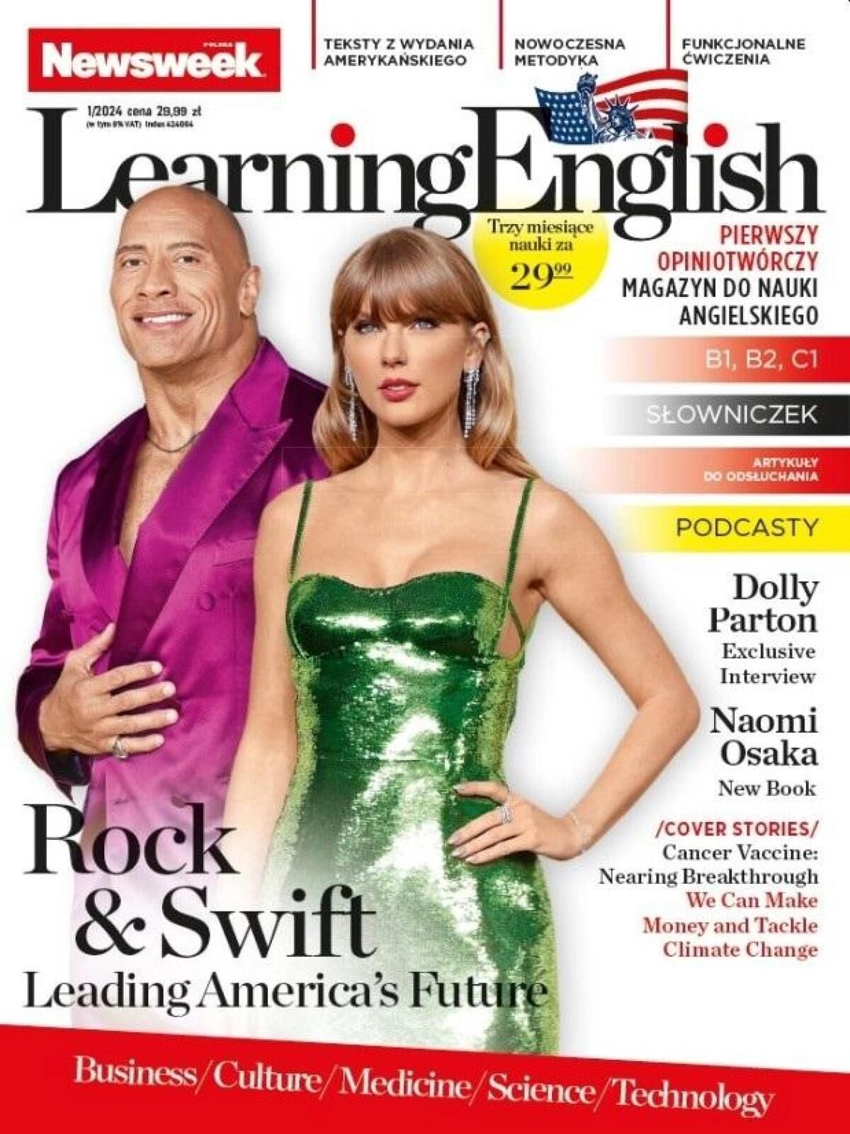 Newsweek Learning English 1/2024 Rock & Swift. Ringier Axel Springer