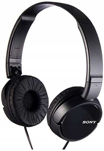 Słuchawki przewodowe Sony MDR-ZX110 składane czarne