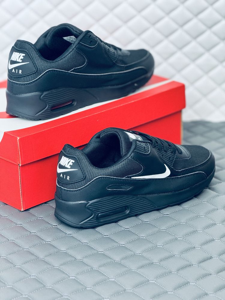 Кроссовки мужские Nike Air Max 90 black кросовки Найк 90