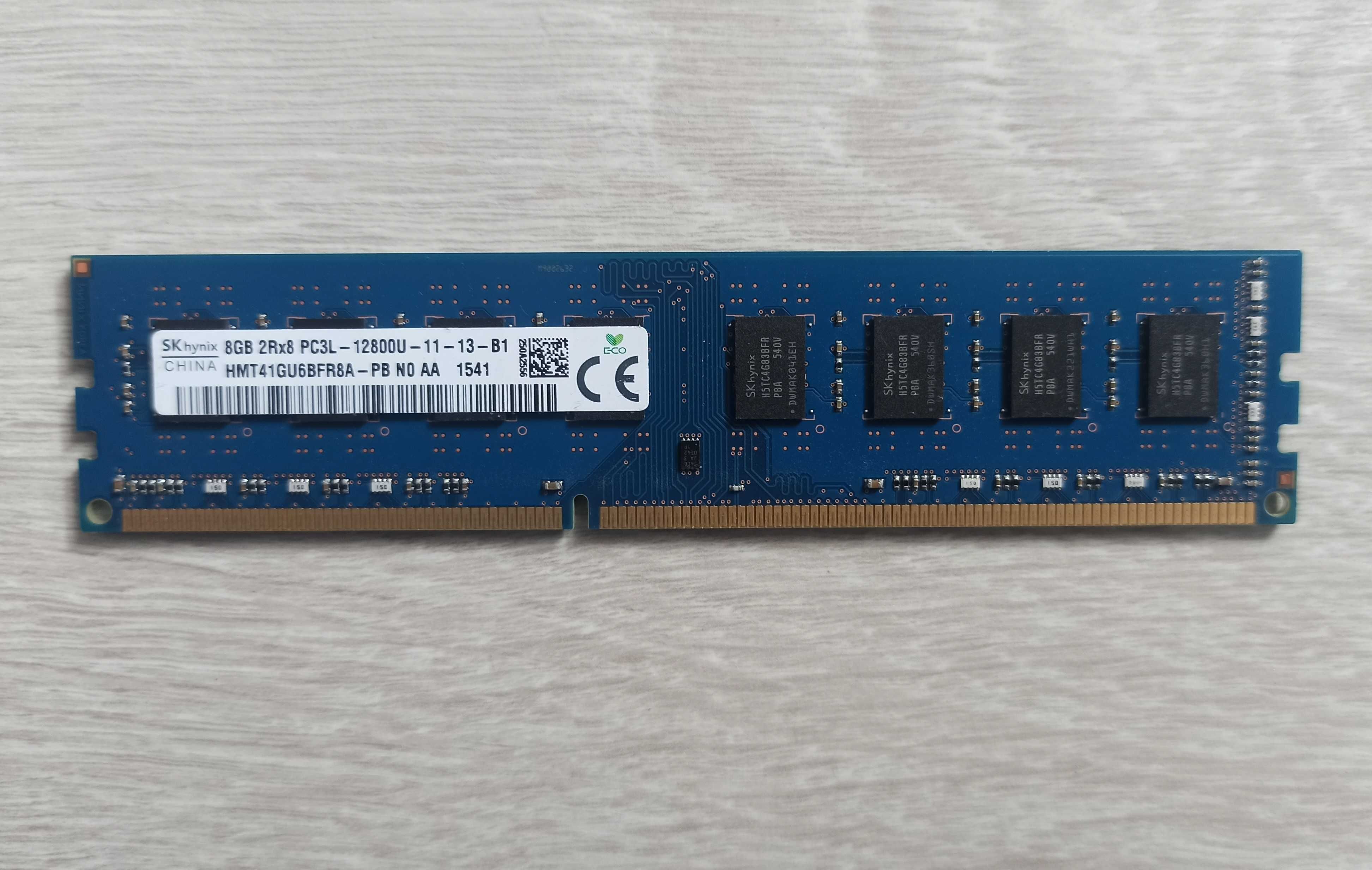 Pamięć RAM DDR3 Hynix 8 GB 2Rx8 PC3L-12800U, HMT41GU6BFR8A