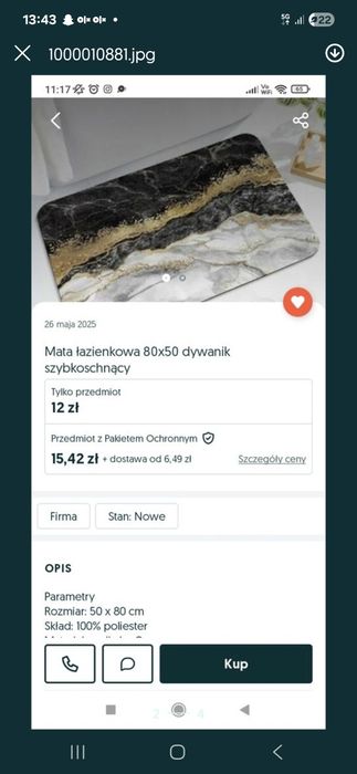 Mata łazienkowa x2 plus pilka plazowa
