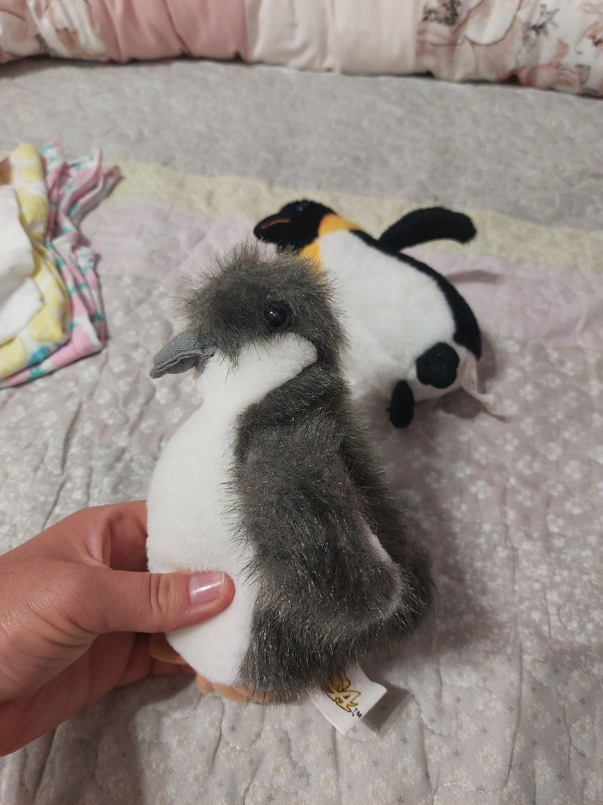 Maskotki pingwin cesarski/królewski pisklę