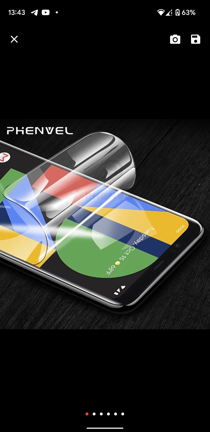 Плівка для телефона pixel 3a. Дві штуки