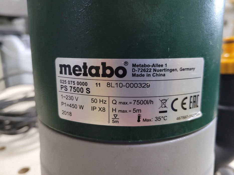 Pompa Metabo PS7500 S