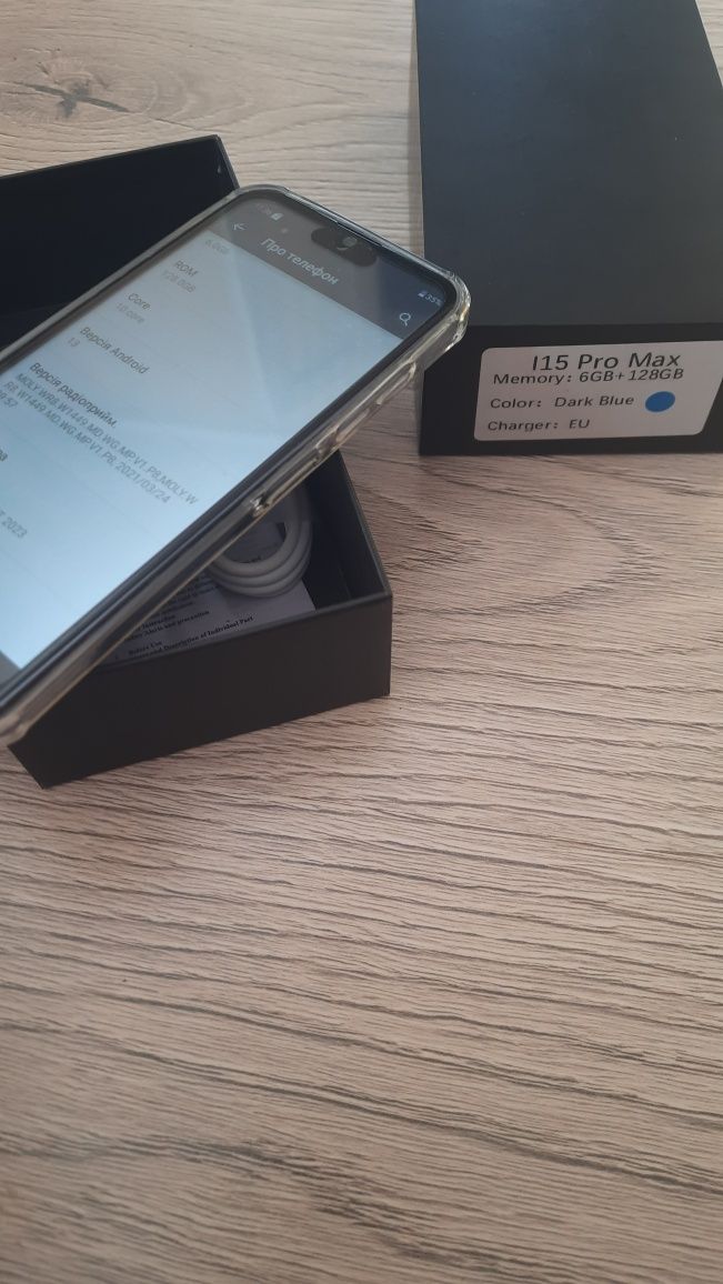 Apple Iphone pro max 15 6+128gb Андроид