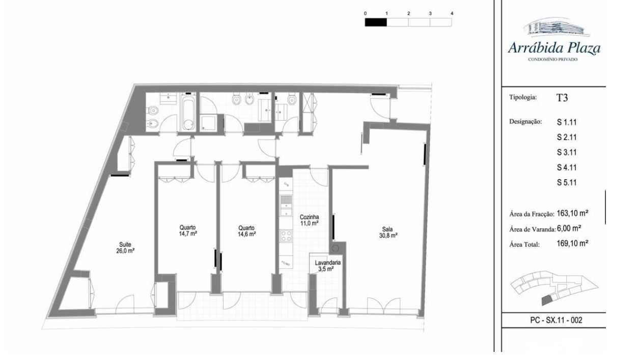 Arrábida Plaza - Apartamento T3+LG+arrumo