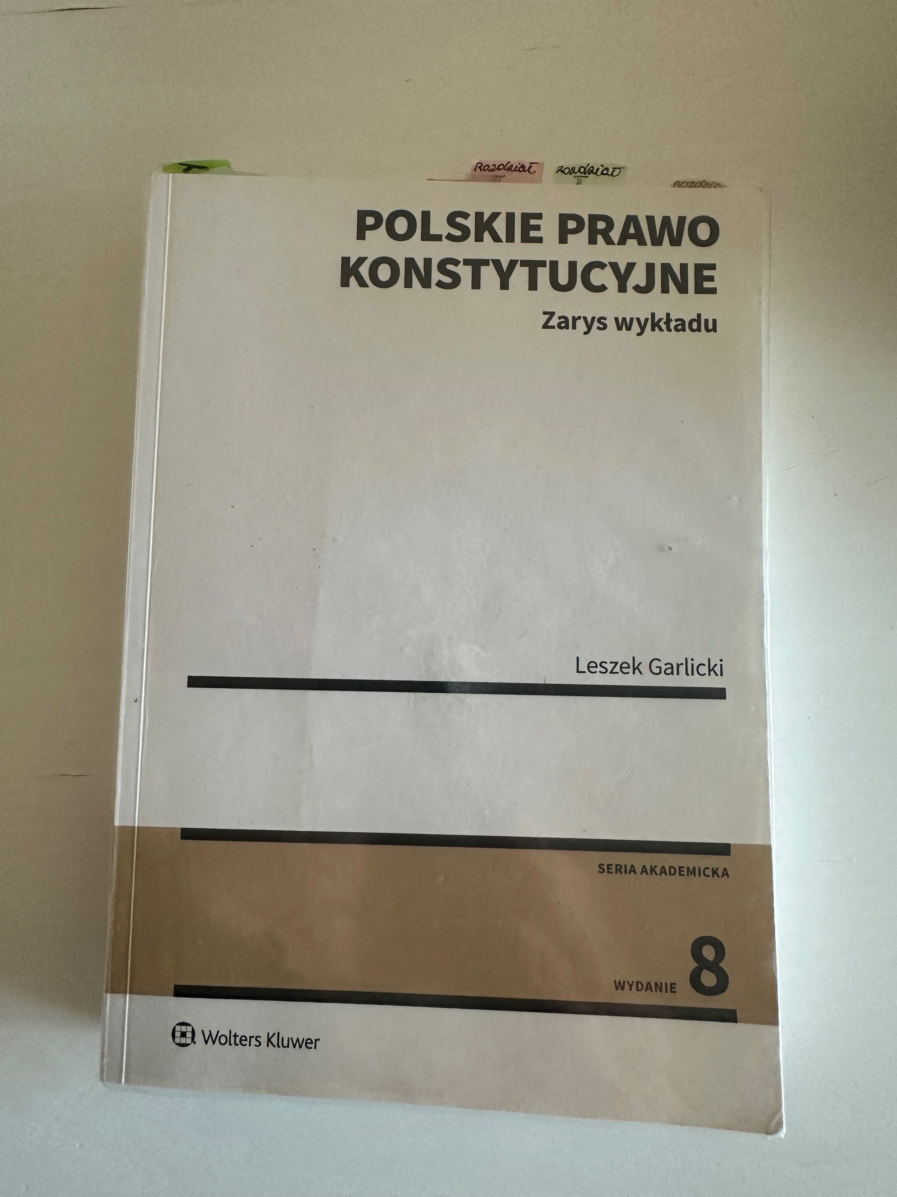 Polskie prawo konstytucyjne L.Garlicki