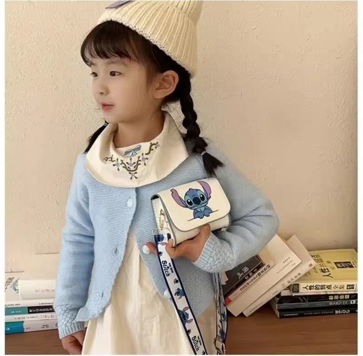 Трендовая детская сумка сумочка через плечо стич stitch