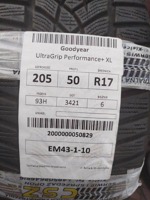 Sprzedam opony zimowe 205/50/17