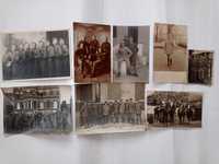 Żołnierze - stare zdjęcie - pocztówki - 8 sztuk