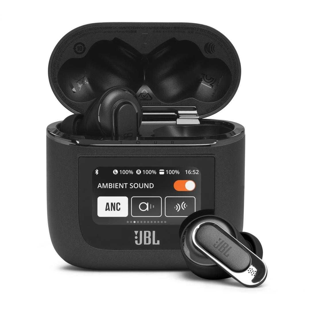 Słuchawki bluetooth etui z wyświetlaczem JBL Tour Pro 2 nowe gwarancja