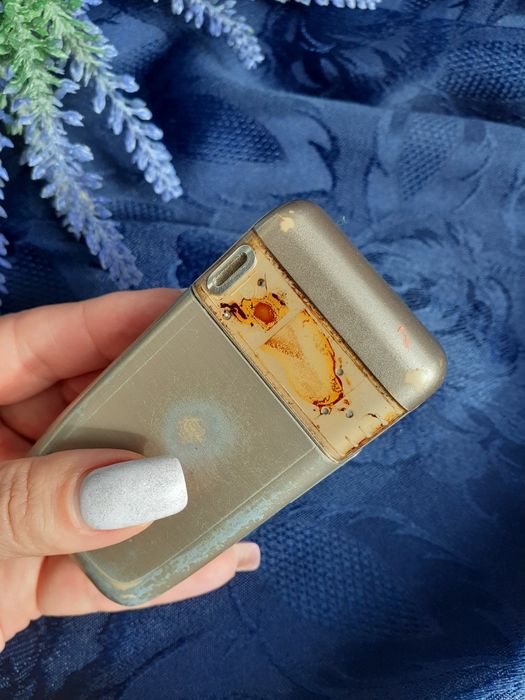 Nokia 6131 white silver мобильный телефон серебро раскладушка кнопки