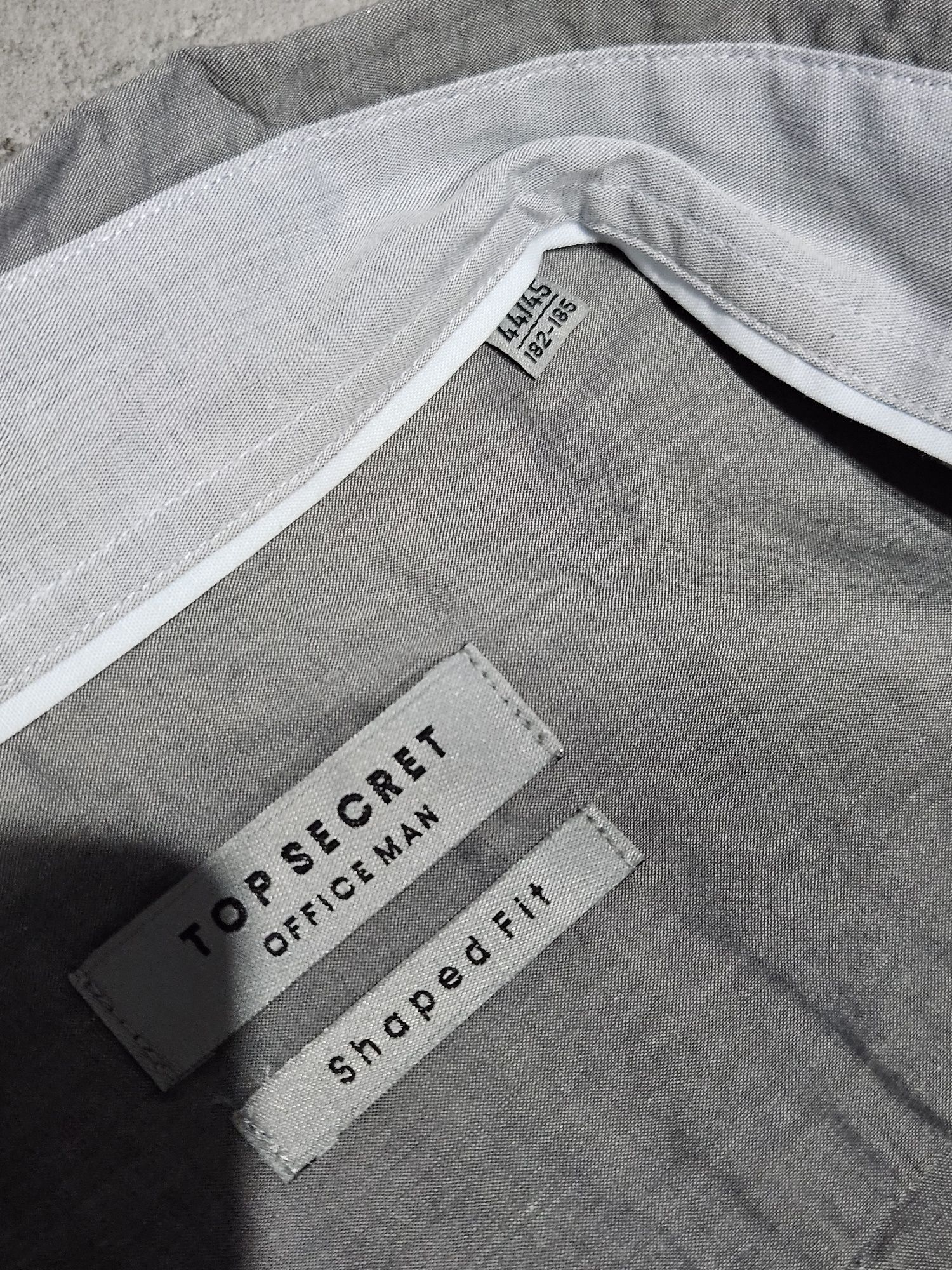 Koszulka grafitowa męska Top Secret shaped Fit rozm. 44/45 182/185cm