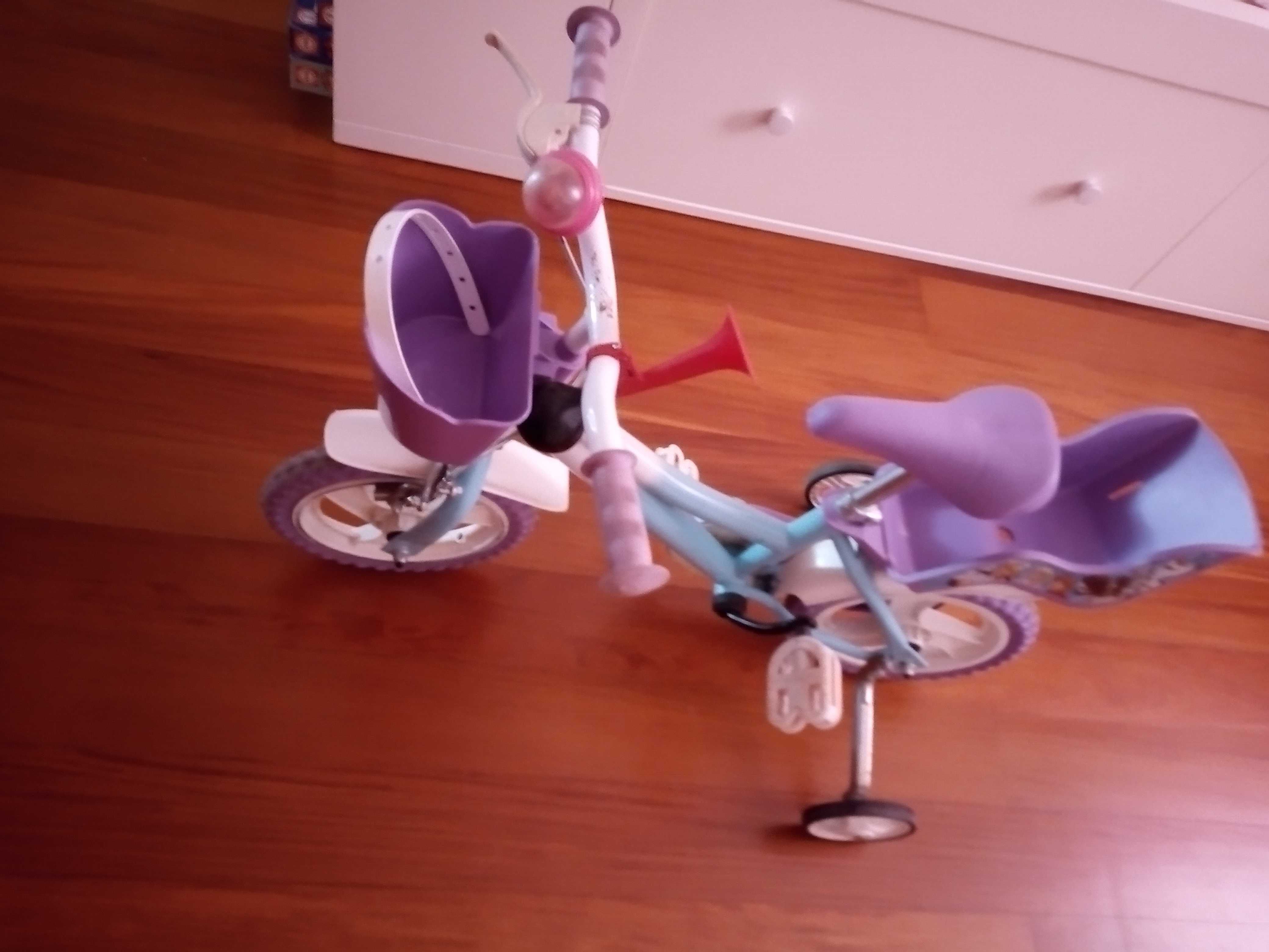 Bicicleta criança dos 3 aos 7 anos.