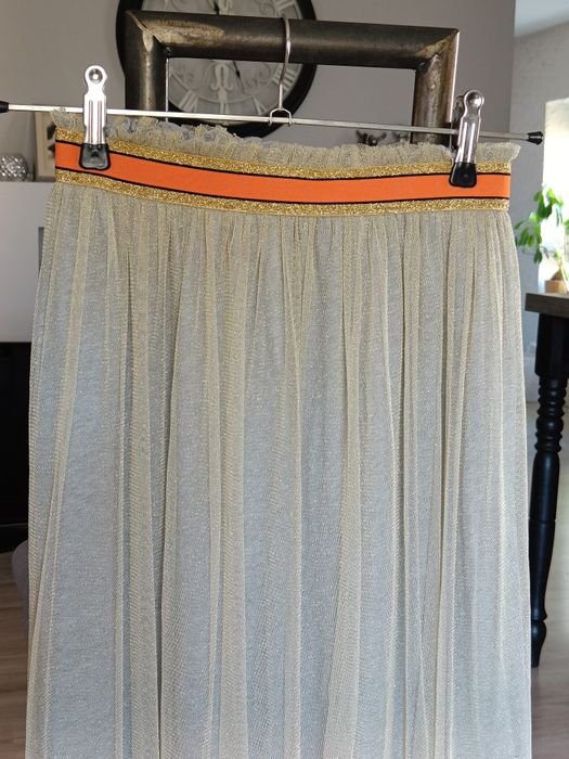 Spódnica złota tiulowa