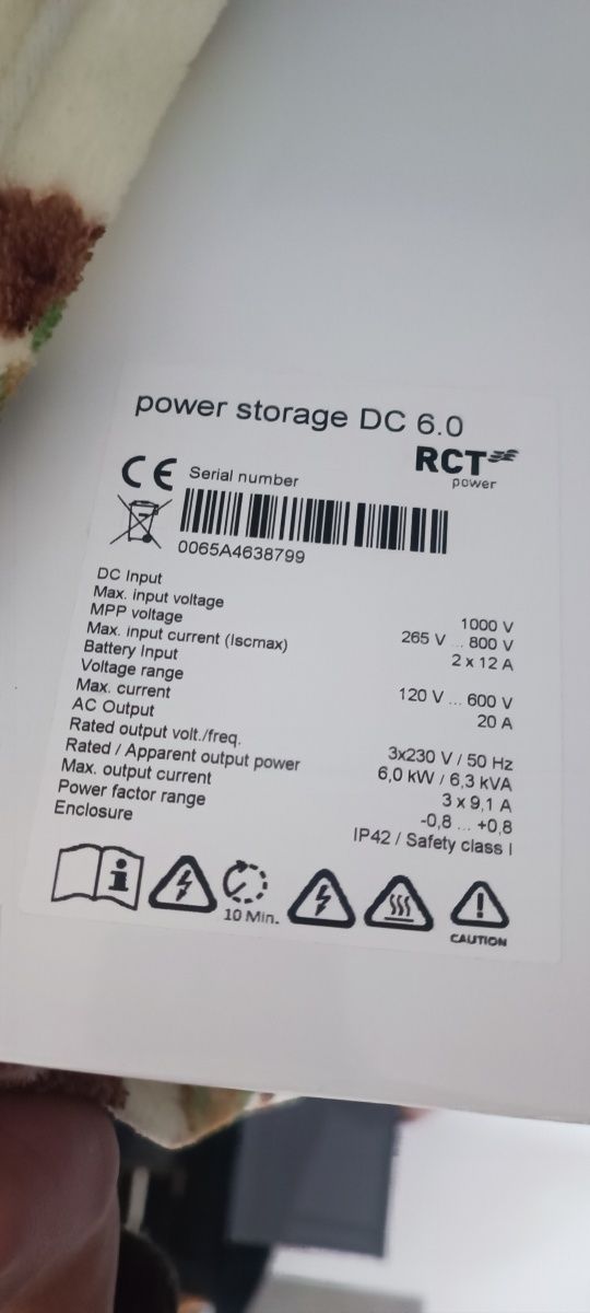 RCT Power DC 6 kWt  Інвертор Гібридний 3Фази