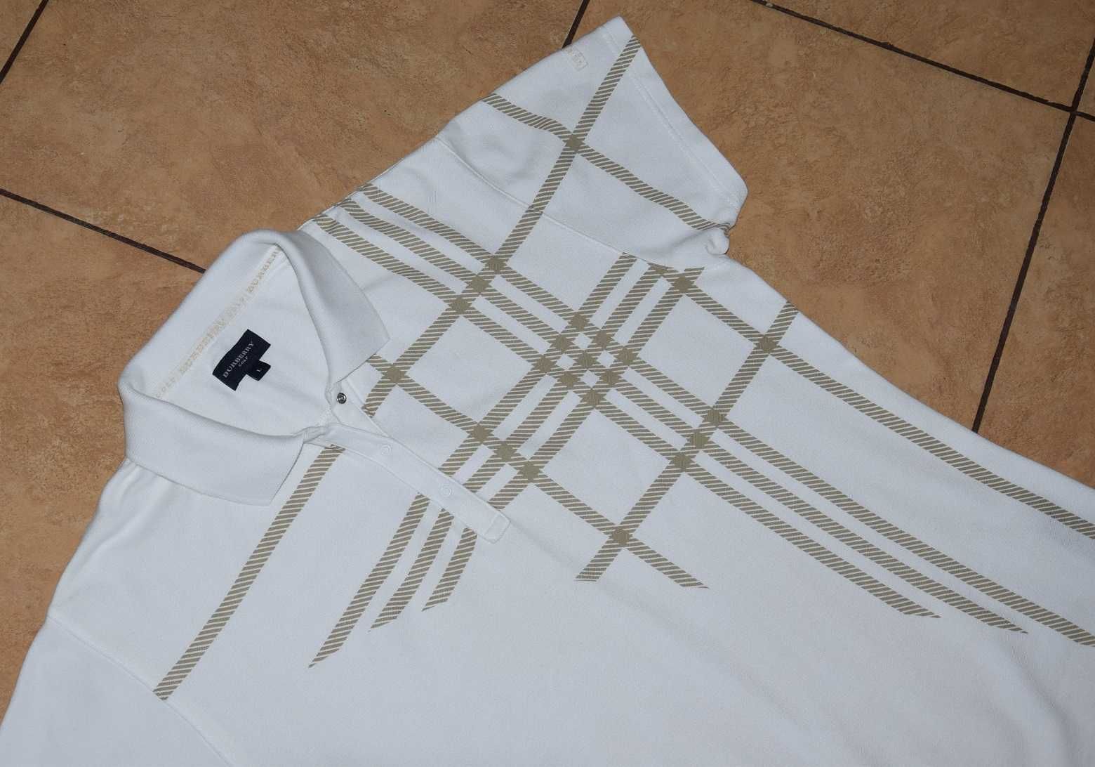 Burberry damska koszulka polo - golf luksusowej marki L-XL