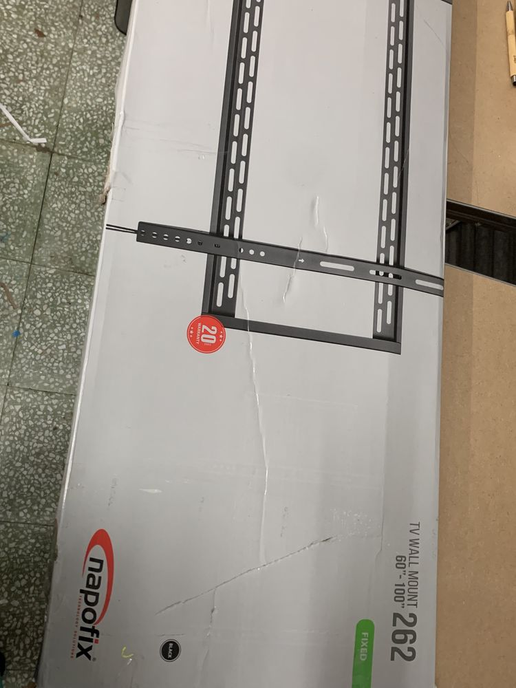 Suporte de TV NAPOFIX 262 (Ajustável - 60'' a 100'' - Até 100 kg)
