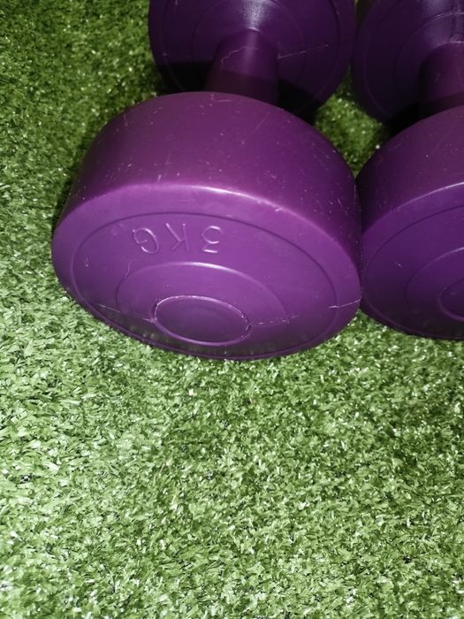 2x3kg obciążenie różowe hantle