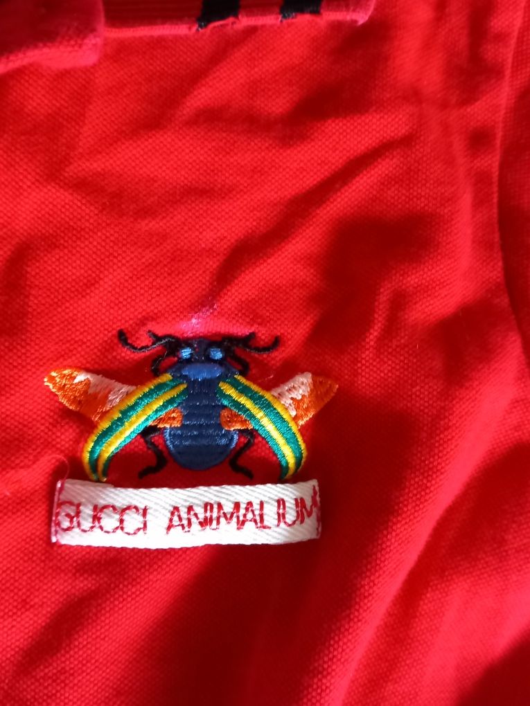 Gucci animalium damska koszulka polo M