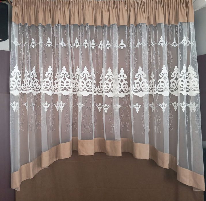 Тюль арка для кухні