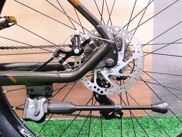 NOWY Rower górski MTB 27,5" SHIMANO lekka rama aluminium19" 2xtarcza