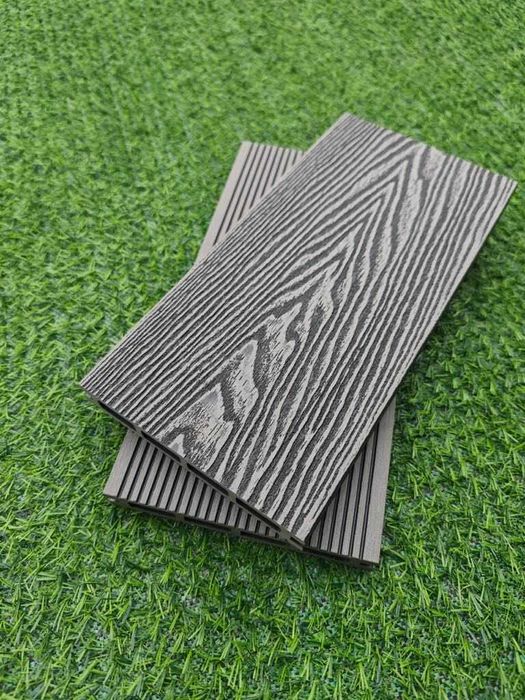 Deska kompozytowa 3D PREMIUM szczotkowana wzór drewna Mocha Czekolada