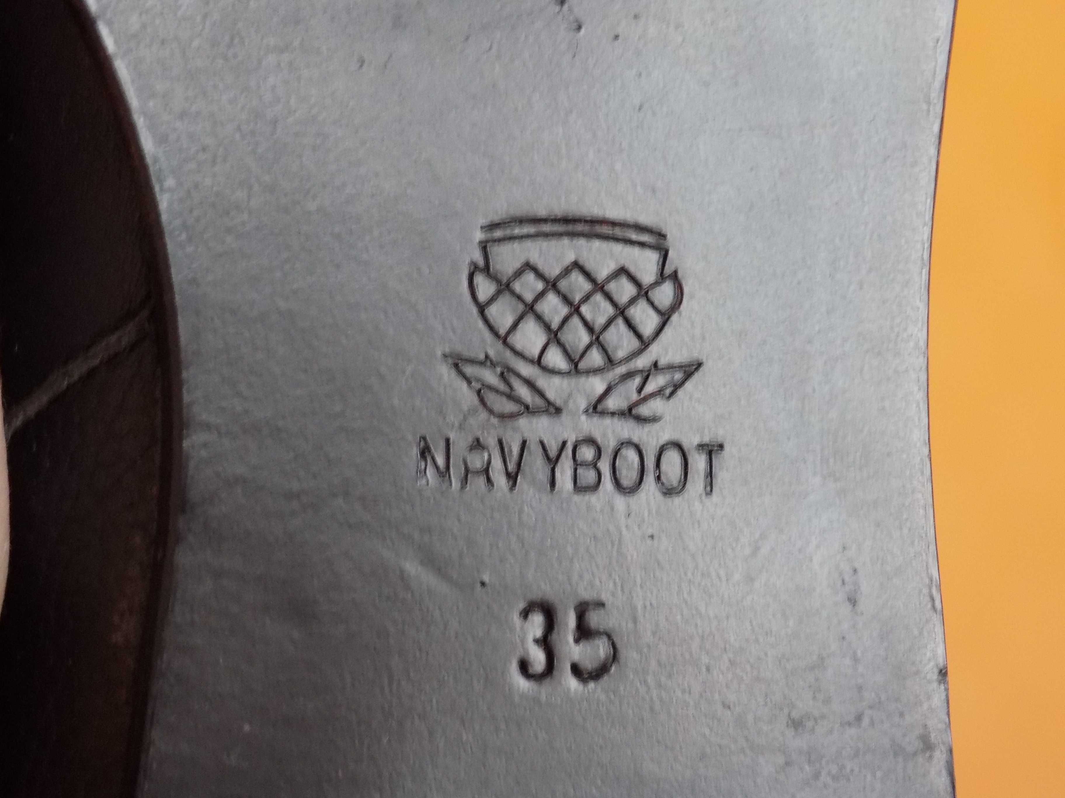 Кожаные Швейцарские сапожки Navyboot.