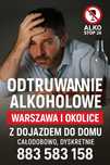 Odtruwanie alkoholowe warszawa +50 km
