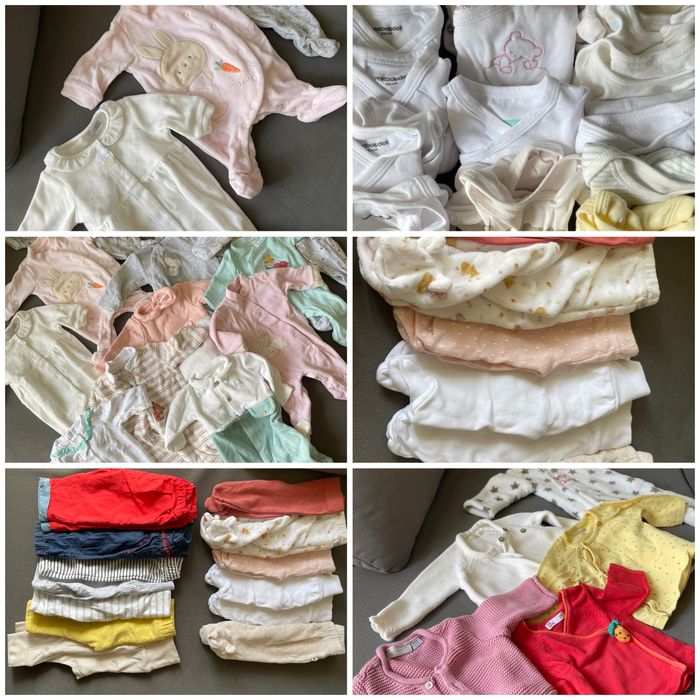 Lote Roupa Menina 3-6 meses 50 peças